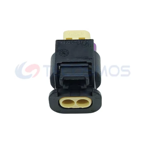 Auto Parts Electrical Plastic Automotive Waterproof Wire Harness Connector for VW 2-Pin Female 07P973702 - image 3
